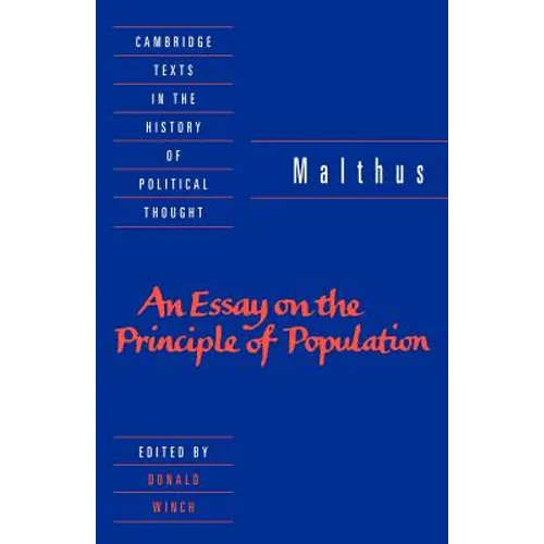 Malthus: 'an Essay on the Principle of Population' - Paperback