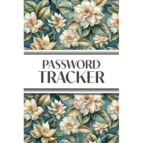 Password Tracker (Gardenias): 6"x9" Alphabetical Password Logbook for Easy Organization - Paperback