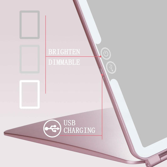 Magnifier USB Charging LED Makeup Mirrors
