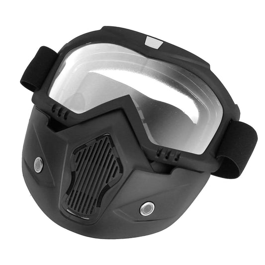 Mask Riding Goggle with Adjustable Non-slip Trip Mouth Filter