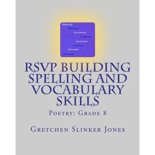 RSVP Building Spelling and Vocabulary Skills: Poetry: Grade 8 - Paperback