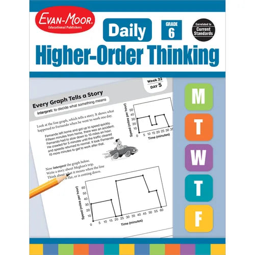 Daily Higher-Order Thinking, Grade 6 Te - Paperback