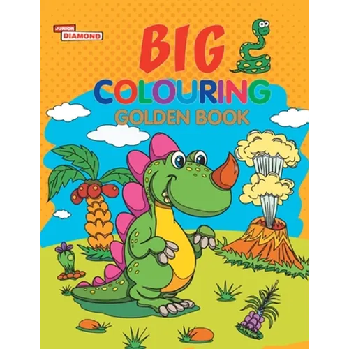 Big Colouring Golden Book for 5 to 9 years Old Kids Fun Activity and Colouring Book for Children - Paperback