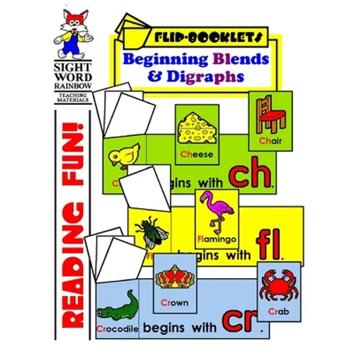 Beginning Blends and Digraphs: Flip Booklets - Paperback