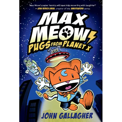 Max Meow Book 3: Pugs from Planet X: (A Graphic Novel) - Hardcover