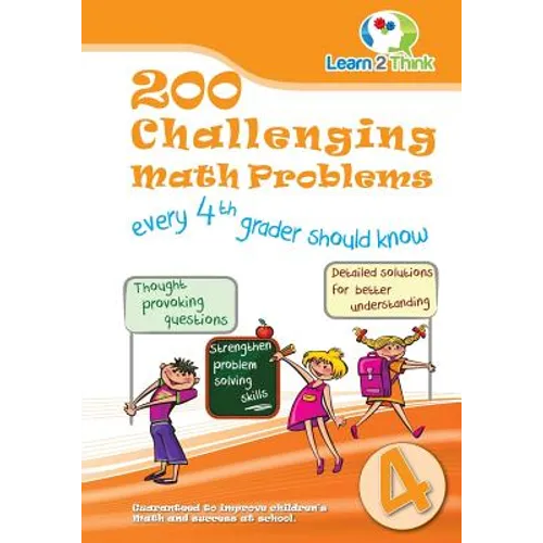 200 Challenging Math Problems every 4th Grader should know - Paperback
