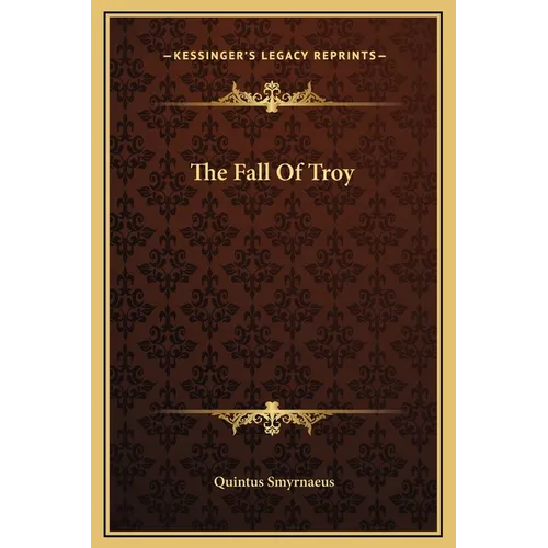 The Fall Of Troy - Hardcover