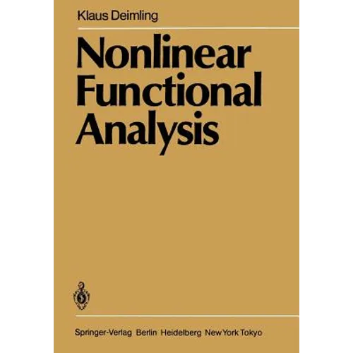 Nonlinear Functional Analysis - Paperback