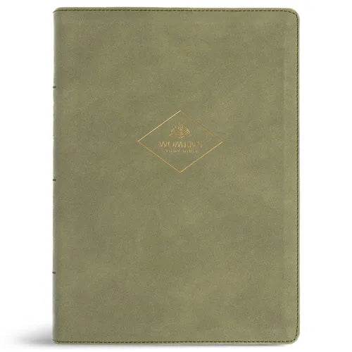 CSB Women's Study Bible, Sage Suedesoft Leathertouch, Indexed - Imitation Leather