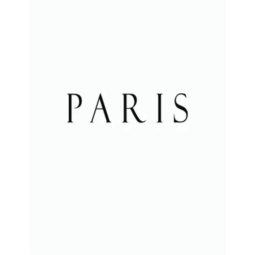Paris: White Black Decorative Book to Stack Together on Coffee Tables, Bookshelves and Interior Design Add Bookish Charm Decor to Your Home Stack Deco - Paperback