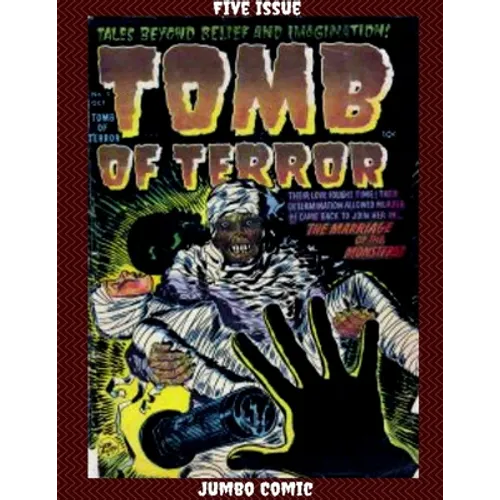 Tomb of Terror Five Issue Jumbo Comic - Paperback