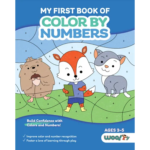 My First Book of Color by Numbers: (Build Confidence with Colors and Numbers) - Paperback