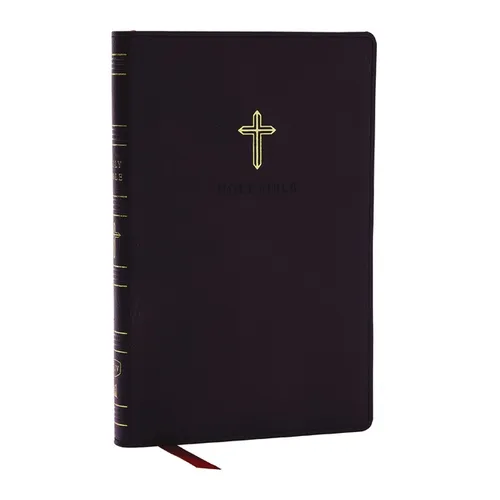 KJV Holy Bible: Ultra Thinline, Black Leathersoft, Red Letter, Comfort Print: King James Version - Imitation Leather