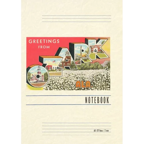 Vintage Lined Notebook Greetings from Ozark - Paperback