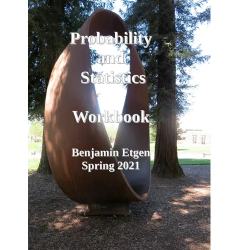 Probability And Statistics Workbook (With ISBN) - Paperback