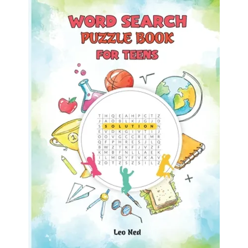 Word Search Puzzle Book for Teens: Brain Teasers for Adventures young adult Hidden word search for Teens - Paperback