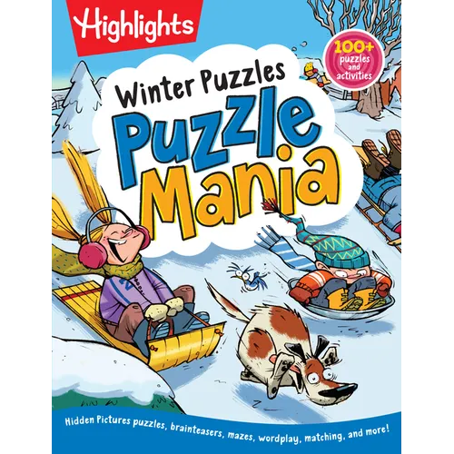Winter Puzzles: Over 100 Snowy Puzzles, Brainteasers, Mazes, Matching Games and Winter-Themed Crafts for Kids - Paperback