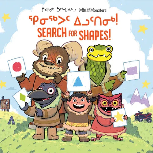 MIA and the Monsters Search for Shapes: Bilingual Inuktitut and English Edition - Hardcover