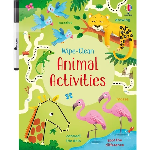 Wipe-Clean Animal Activities - Paperback