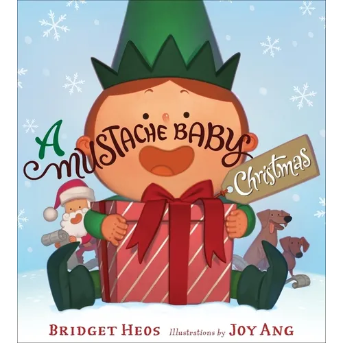 A Mustache Baby Christmas: A Christmas Holiday Book for Kids - Hardcover