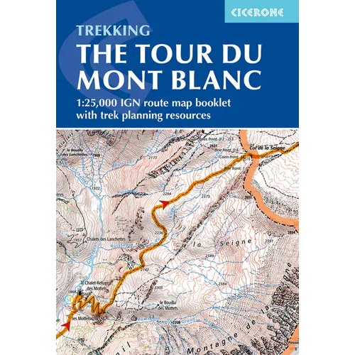 Tour Du Mont Blanc Map Booklet: 1:25,000 Ign Route Map Booklet - Paperback