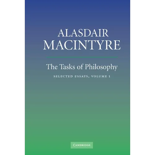 The Tasks of Philosophy, Volume 1: Selected Essays - Hardcover