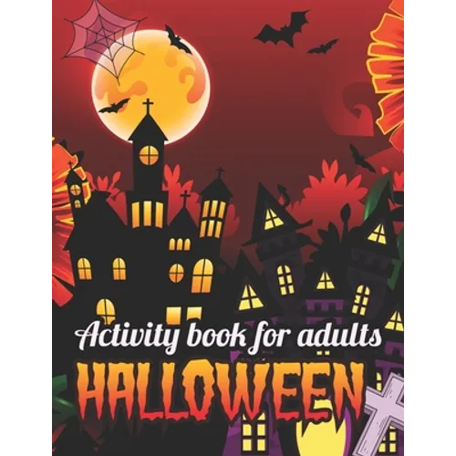 Halloween activity books for Adults - Paperback