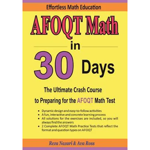 AFOQT Math in 30 Days: The Ultimate Crash Course to Preparing for the AFOQT Math Test - Paperback