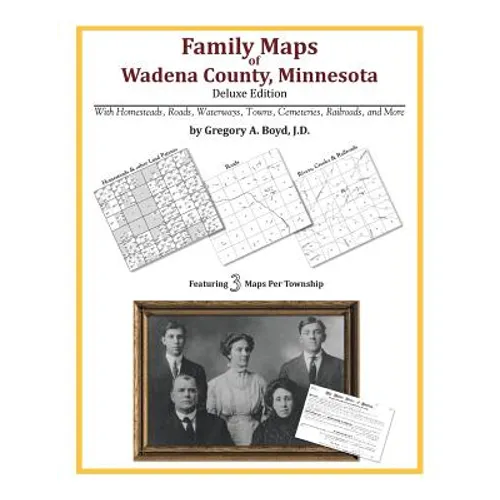 Family Maps of Wadena County, Minnesota - Paperback
