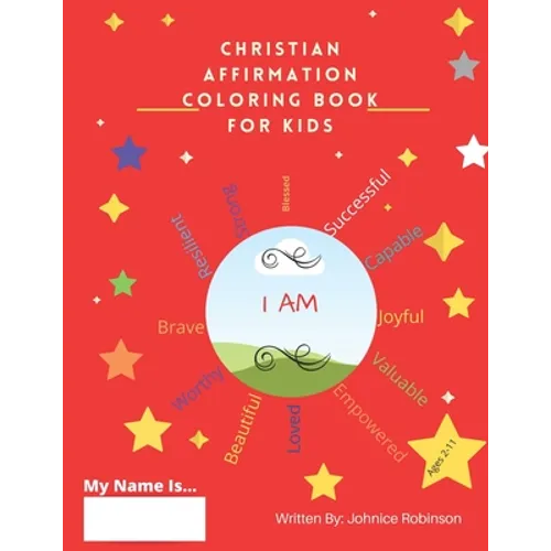 Christian Affirmation Coloring Books for Kids - Paperback