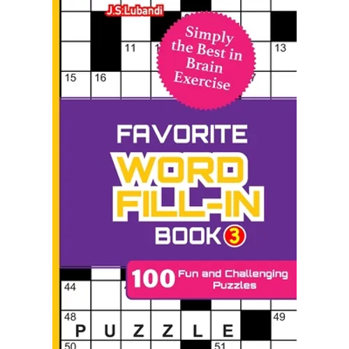 FAVORITE WORD FILL-IN Book 3 - Paperback