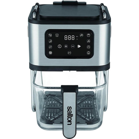 Salton Flip and Cook 3-in-1 Air Fryer, Grill & Dehydrator