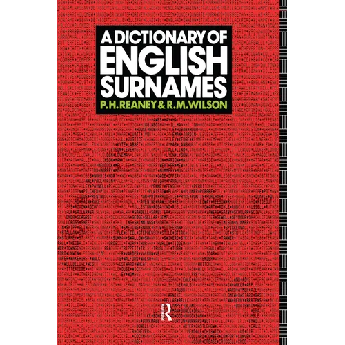 A Dictionary of English Surnames - Paperback