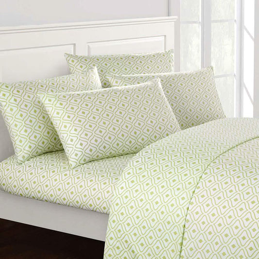 Soft Two-Tone Diamond Print Deep Pocket Sheet Sets