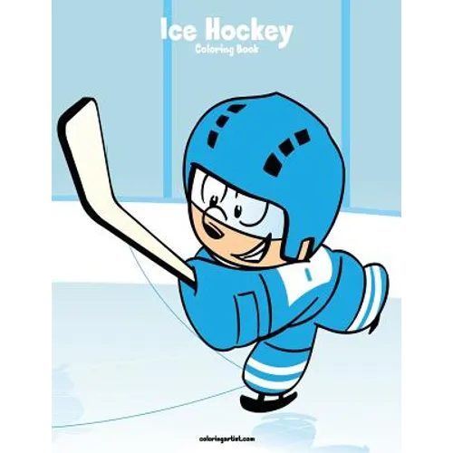 Ice Hockey Coloring Book 1 - Paperback