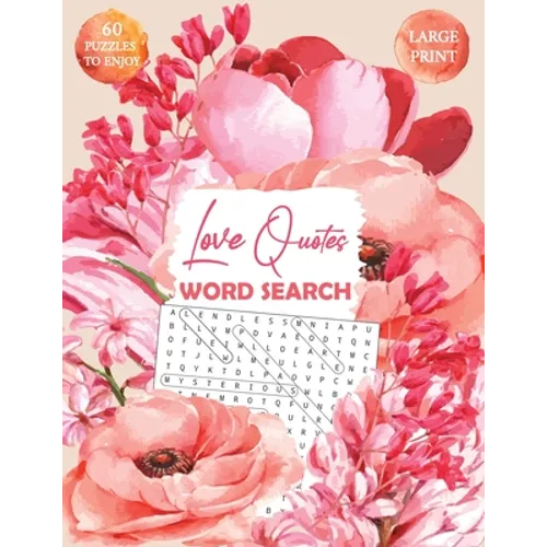 Love Quotes Word Search - Paperback