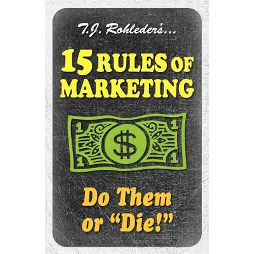 15 Rules of Marketing - Paperback