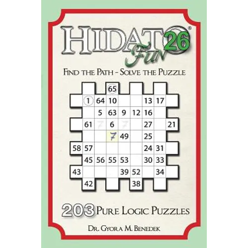 Hidato fun 26: 203 New Logic Puzzles - Paperback