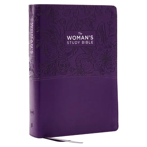 Kjv, the Woman's Study Bible, Purple Leathersoft, Red Letter, Full-Color Edition, Comfort Print (Thumb Indexed): Receiving God's Truth for Balance, Ho - Imitation Leather