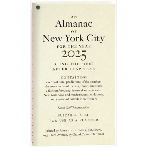 An Almanac of New York City for the Year 2025 - Paperback
