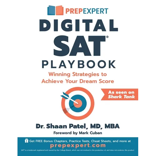 Prep Expert Digital SAT Playbook: Winning Strategies to Achieve Your Dream Score - Paperback