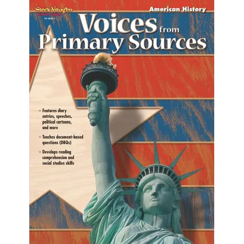 Voices From Primary Sources Reproducible American History - Paperback