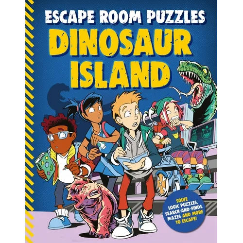Escape Room Puzzles: Dinosaur Island - Paperback
