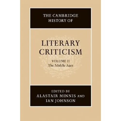 The Cambridge History of Literary Criticism - Paperback