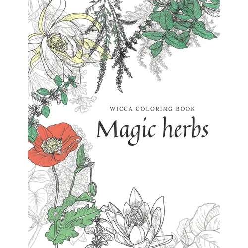 Magic herbs: Wicca coloring book - Paperback