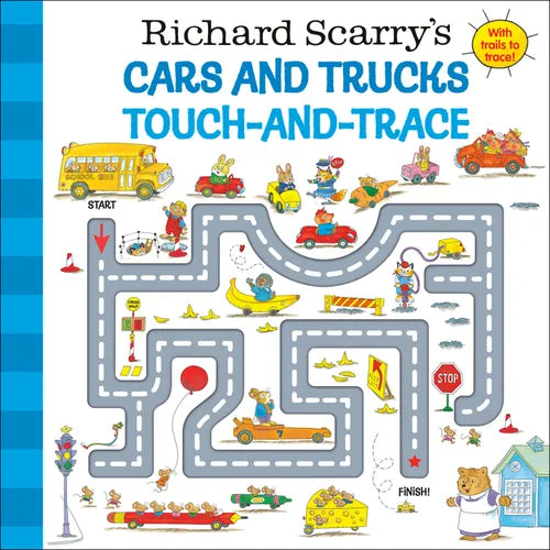 Richard Scarry's Cars and Trucks Touch-And-Trace - Board Book
