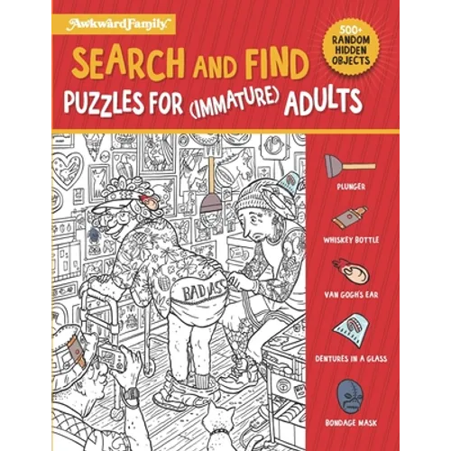 Search and Find Puzzle Book For (Immature) Adults - Paperback