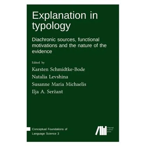 Explanation in typology - Hardcover