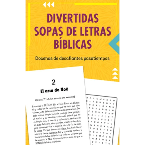 Divertidas Sopas de Letras Bíblicas: Docenas de Desafiantes Pasatiempos - Paperback