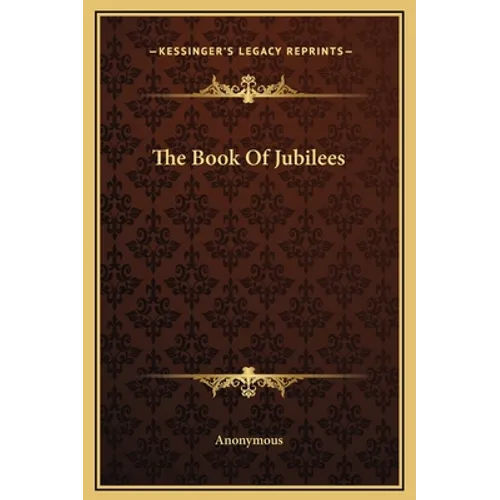 The Book Of Jubilees - Hardcover